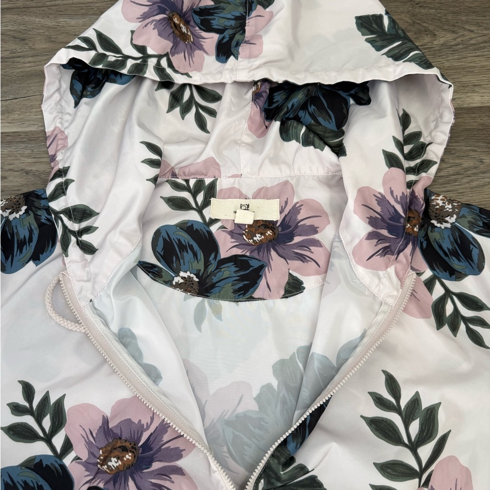 Thread & Supply Floral Patterned Windbreaker Spri… - image 5